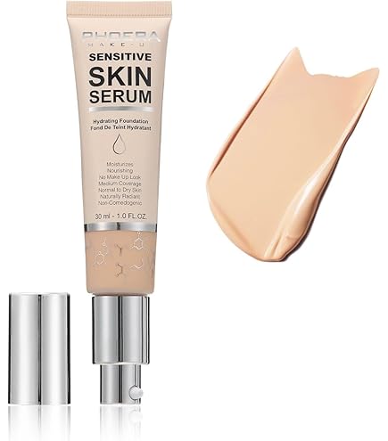 Amazon.com : PHOERA Hydrating Serum Foundation,Flawless Full
